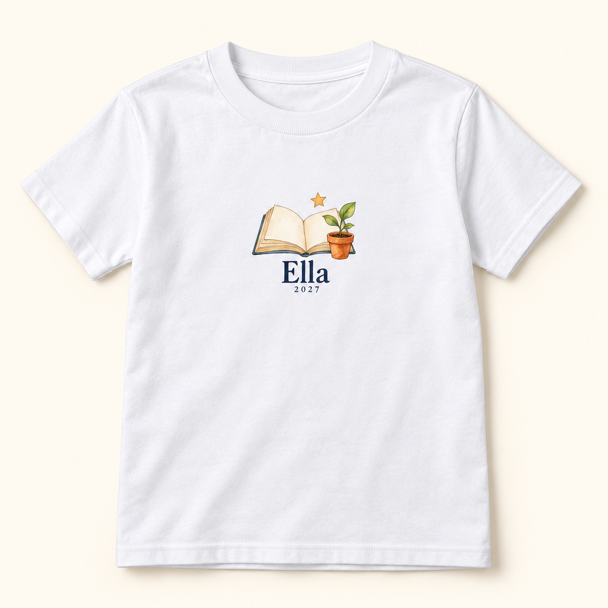 Original illustrative front view of this exact personalized example; preserve actual material, selected color and print scale. One item per quantity, styling props excluded.