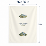 Original illustrative size guide view of this exact personalized example; preserve actual material, selected color and print scale. One item per quantity, styling props excluded.