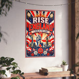 England Soccer Poster — Rally Fan Art Print — Soccer Wall Decor — Product view — Photo 11