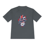 England Soccer T Shirt, Come On England Tee, World Football Fan Shirt, Moisture Wicking Sport Tee — Front view — Photo 4