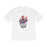 England Soccer T Shirt, Come On England Tee, World Football Fan Shirt, Moisture Wicking Sport Tee — Front view — Photo 2