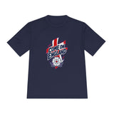 England Soccer T Shirt, Come On England Tee, World Football Fan Shirt, Moisture Wicking Sport Tee — Front view — Photo 9