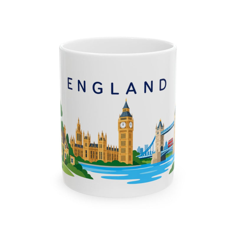 England Travel Souvenir Mug | London & Cotswolds | Soccer Fan Gift | White Ceramic 11oz 15oz — 6ad87352931ebbf89508f067_65216_6310_front