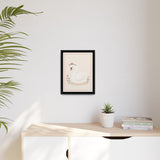 Flower Swan Framed Nursery Canvas, Storybook Kids Room Wall Art, 12x16 18x24 — 6ad8667e9136e3edae0e5db7_88292_103654_context-1