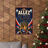 France Soccer Poster — Rally Fan Art Print — Soccer Wall Decor — Product view — Photo 9