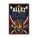 France Soccer Poster — Rally Fan Art Print — Soccer Wall Decor — Front view — Photo 5