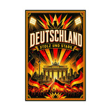 Germany Soccer Poster — Rally Fan Art Print — Soccer Wall Decor — Product view — Photo 7