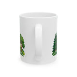 Germany Travel Souvenir Mug — Castle & Alpine Views — Soccer Fan Gift — White Ceramic 11oz 15oz — Back view — Photo 3