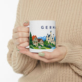 Germany Travel Souvenir Mug — Castle & Alpine Views — Soccer Fan Gift — White Ceramic 11oz 15oz — Product view — Photo 12