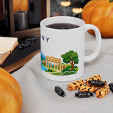 Germany Travel Souvenir Mug — Castle & Alpine Views — Soccer Fan Gift — White Ceramic 11oz 15oz — Product view — Photo 8