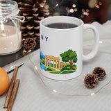 Germany Travel Souvenir Mug — Castle & Alpine Views — Soccer Fan Gift — White Ceramic 11oz 15oz — Product view — Photo 6