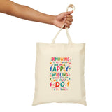 Goethe Quote Tote Bag — Inspirational Canvas Bag — Colorful Literary Gift — Product view — Photo 11