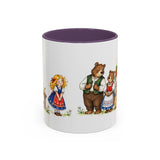 Goldilocks and the Three Bears Mug — Storybook Fairy Tale Accent Coffee Mug — MagicMeStudio — Front view — Photo 16