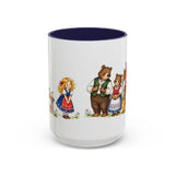 Goldilocks and the Three Bears Mug — Storybook Fairy Tale Accent Coffee Mug — MagicMeStudio — Front view — Photo 6