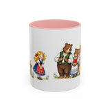 Goldilocks and the Three Bears Mug — Storybook Fairy Tale Accent Coffee Mug — MagicMeStudio — Front view — Photo 3