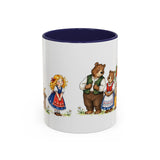 Goldilocks and the Three Bears Mug — Storybook Fairy Tale Accent Coffee Mug — MagicMeStudio — Front view — Photo 2