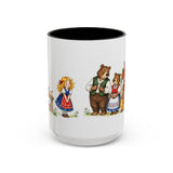Goldilocks and the Three Bears Mug — Storybook Fairy Tale Accent Coffee Mug — MagicMeStudio — Front view — Photo 5