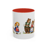 Goldilocks and the Three Bears Mug — Storybook Fairy Tale Accent Coffee Mug — MagicMeStudio — Front view — Photo 4