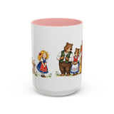 Goldilocks and the Three Bears Mug — Storybook Fairy Tale Accent Coffee Mug — MagicMeStudio — Front view — Photo 7