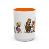 Goldilocks and the Three Bears Mug — Storybook Fairy Tale Accent Coffee Mug — MagicMeStudio — Front view — Photo 13