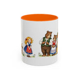 Goldilocks and the Three Bears Mug — Storybook Fairy Tale Accent Coffee Mug — MagicMeStudio — Front view — Photo 11