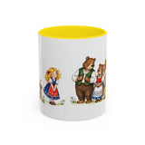 Goldilocks and the Three Bears Mug — Storybook Fairy Tale Accent Coffee Mug — MagicMeStudio — Front view — Photo 12