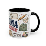 Grandma Makes Life Sweeter Coffee Mug — Gift From Grandkids — Accent Color Ceramic 11oz 15oz — Right view — Photo 17