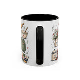 Grandma Makes Life Sweeter Coffee Mug — Gift From Grandkids — Accent Color Ceramic 11oz 15oz — Back view — Photo 19