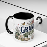 Grandma's Garden Of Love Coffee Mug — Gift From Grandkids — Accent Color Ceramic 11oz 15oz — Product view — Photo 21