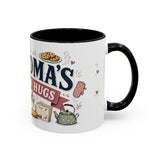Grandma's Kitchen Hugs Coffee Mug — Gift From Grandkids — Accent Color Ceramic 11oz 15oz — Right view — Photo 17