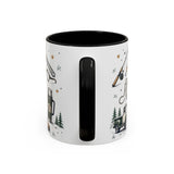 Grandpa The Legend Coffee Mug — Gift From Grandkids — Accent Color Ceramic 11oz 15oz — Back view — Photo 19