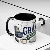 Grandpa's Jokes Are Legendary Coffee Mug — Funny Gift From Grandkids — Accent Ceramic 11oz 15oz — Product view — Photo 21