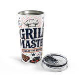 Grill Master 20oz Tumbler — Father's Day Gift for Dad — Insulated Stainless Steel Travel Cup — Product view — Photo 5