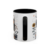 Grill Master Coffee Mug — Father's Day Gift for Dad — Accent Color Ceramic 11oz 15oz — Back view — Photo 19