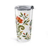 Grow At Your Own Pace 20oz Tumbler, Botanical Inspirational Quote Gift, Insulated Stainless Steel Travel Cup — 6ad871a4931ebbf89508eea1_44519_867_left
