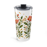 Grow At Your Own Pace 20oz Tumbler, Botanical Inspirational Quote Gift, Insulated Stainless Steel Travel Cup — 6ad871a4931ebbf89508eea1_44519_111755_back