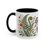 Grow At Your Own Pace Mug, Botanical Inspirational Coffee Cup, Encouragement Gift, 11oz 15oz Accent Mug — Left view — Photo 19