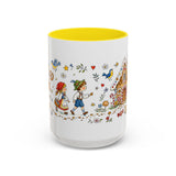 Hansel and Gretel Mug — Gingerbread Storybook Accent Coffee Mug — MagicMeStudio — Front view — Photo 14