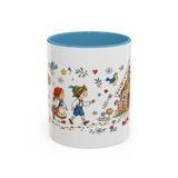 Hansel and Gretel Mug — Gingerbread Storybook Accent Coffee Mug — MagicMeStudio — Front view — Photo 9