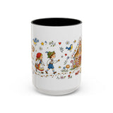 Hansel and Gretel Mug — Gingerbread Storybook Accent Coffee Mug — MagicMeStudio — Front view — Photo 5