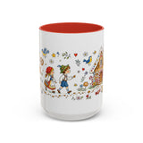 Hansel and Gretel Mug — Gingerbread Storybook Accent Coffee Mug — MagicMeStudio — Front view — Photo 8