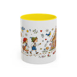Hansel and Gretel Mug — Gingerbread Storybook Accent Coffee Mug — MagicMeStudio — Front view — Photo 12