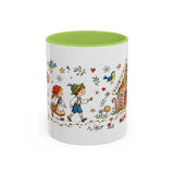 Hansel and Gretel Mug — Gingerbread Storybook Accent Coffee Mug — MagicMeStudio — Front view — Photo 15