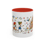 Hansel and Gretel Mug — Gingerbread Storybook Accent Coffee Mug — MagicMeStudio — Front view — Photo 4