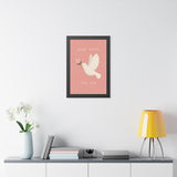 Here Comes the Sun Dove Framed Nursery Poster | Storybook Wall Art | Kids Room Decor | Black Walnut White Frame | 16x24 20x30 — 6ad86fe1931ebbf89508eba9_69668_124166_context