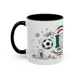 Iran Soccer Coffee Mug — Soccer Fan Gift — Accent Color Ceramic 11oz 15oz Match Day Cup — Left view — Photo 18