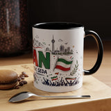 Iran Soccer Coffee Mug — Soccer Fan Gift — Accent Color Ceramic 11oz 15oz Match Day Cup — Product view — Photo 20