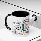 Iran Soccer Coffee Mug — Soccer Fan Gift — Accent Color Ceramic 11oz 15oz Match Day Cup — Product view — Photo 21