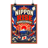 Japan Soccer Poster — Rally Fan Art Print — Soccer Wall Decor — Front view — Photo 4