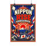 Japan Soccer Poster — Rally Fan Art Print — Soccer Wall Decor — Front view — Photo 2